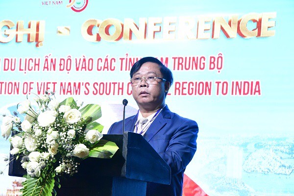 Phó Tổng cục trưởng Tổng cục Du lịch Phạm Văn Thủy phát biểu tại hội nghị